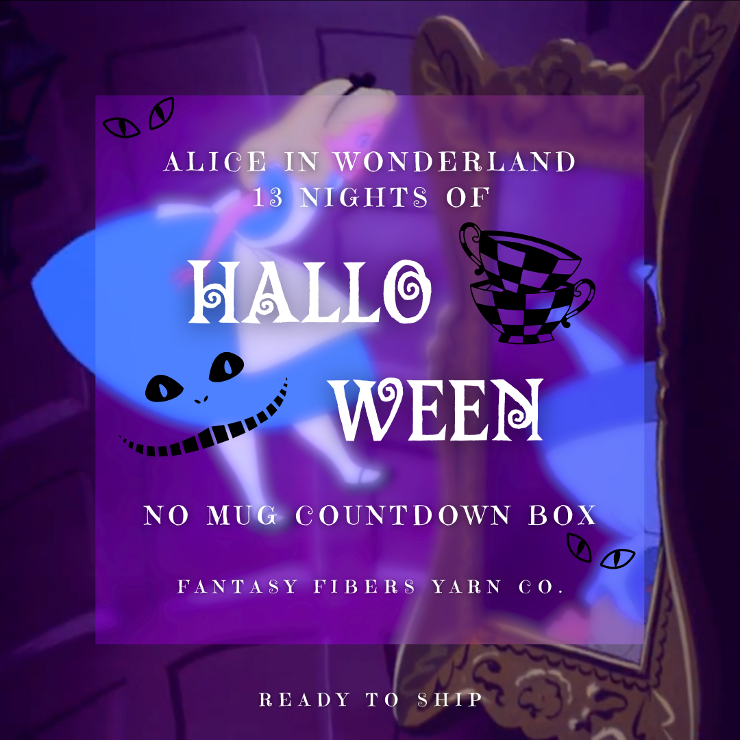 Alice in Wonderland 13 Nights of Halloween Countdown Box - NO MUG BOX
