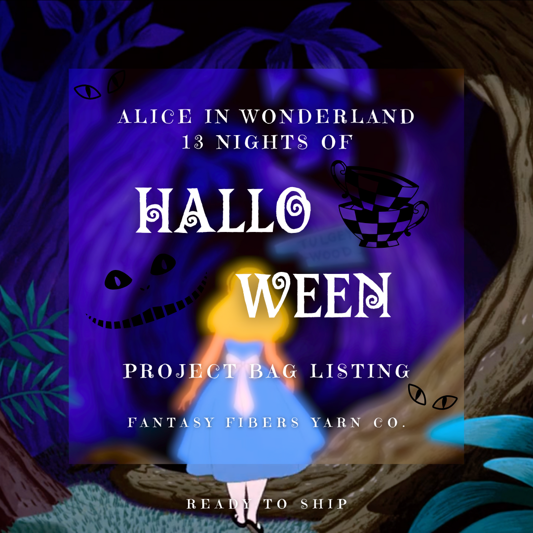 Alice in Wonderland Project Bag by Ginger Snap That