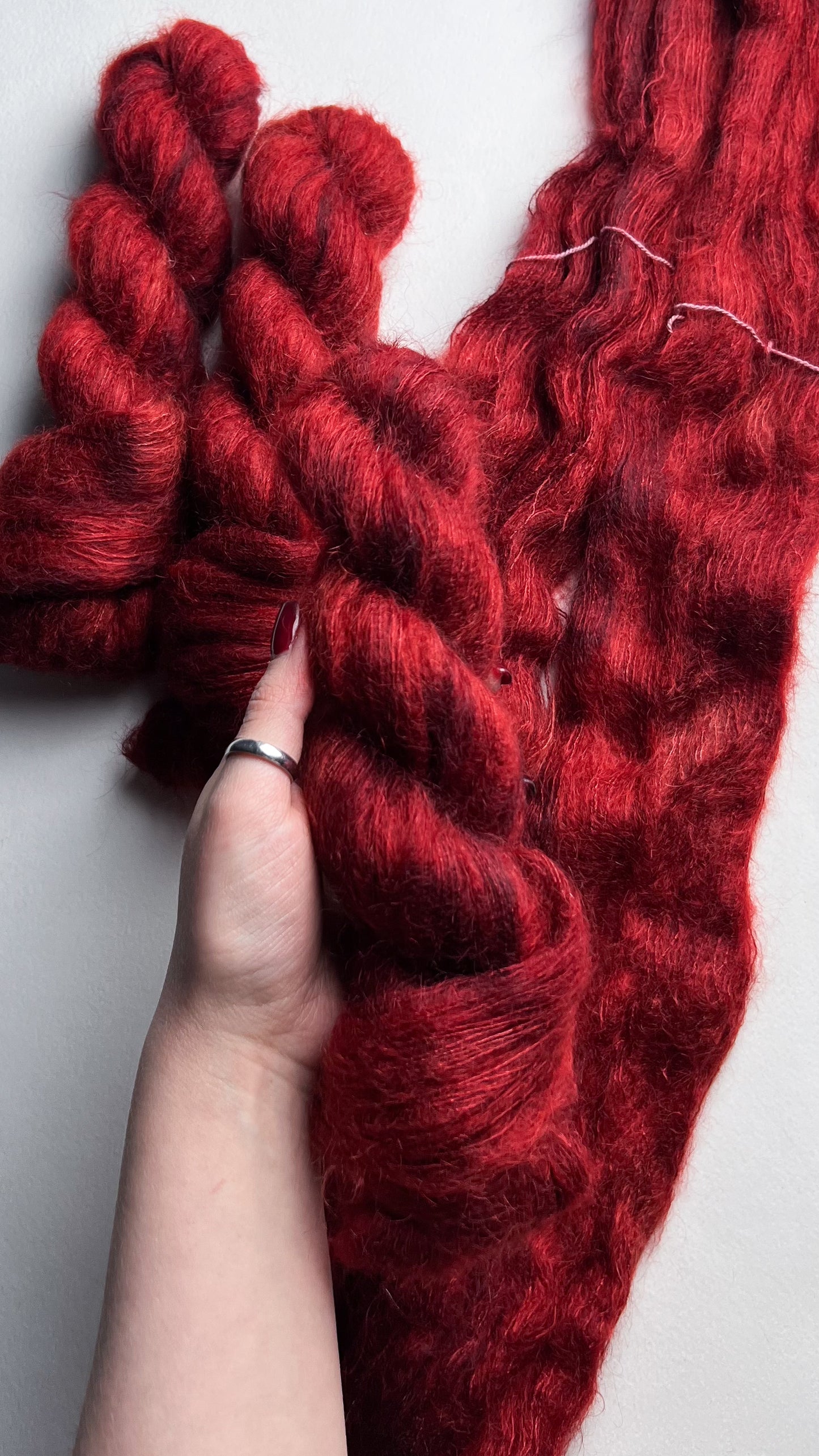 Amanita muscaria on Fated Mates (Mohair) Lace