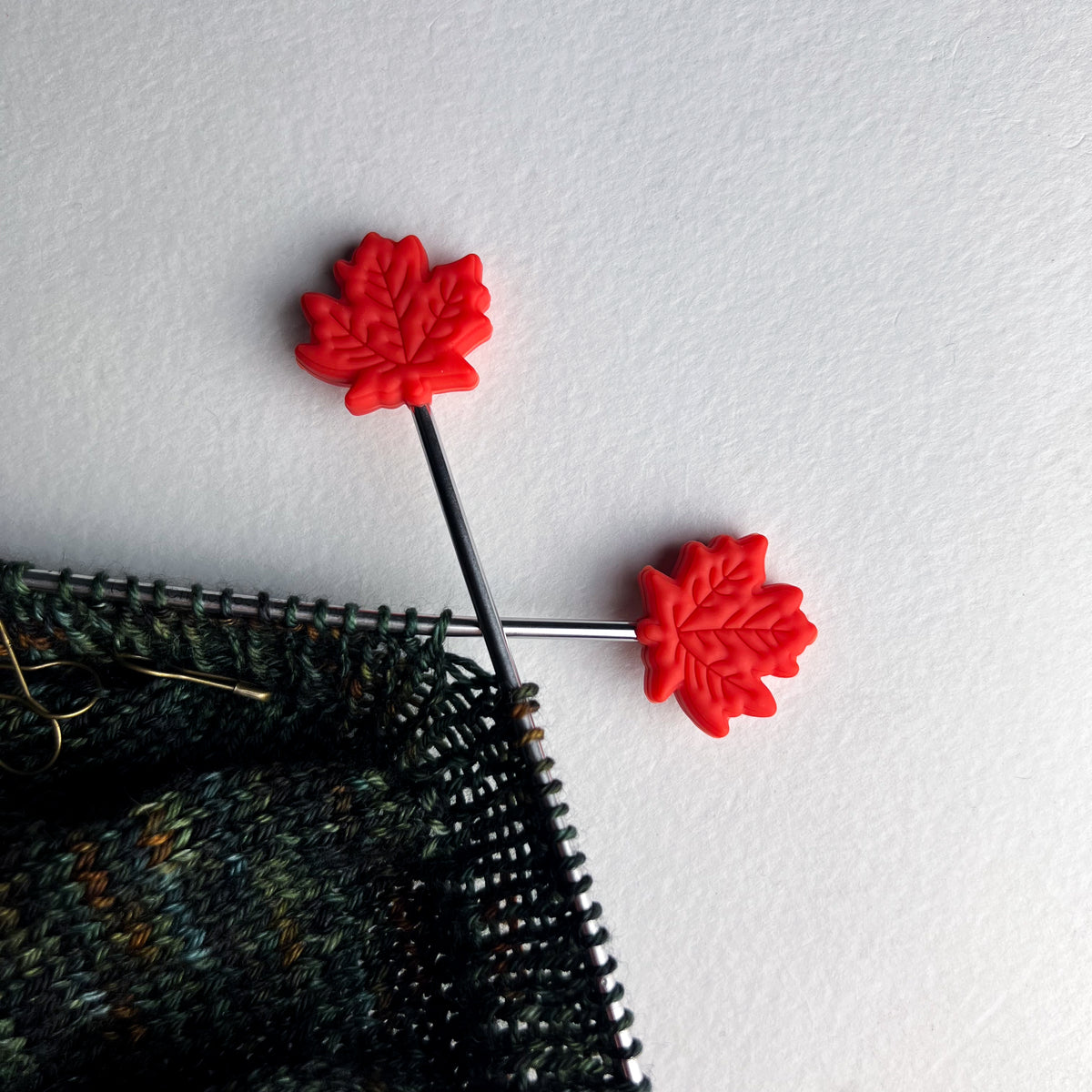 Canadian Maple Leaf Needle Stoppers