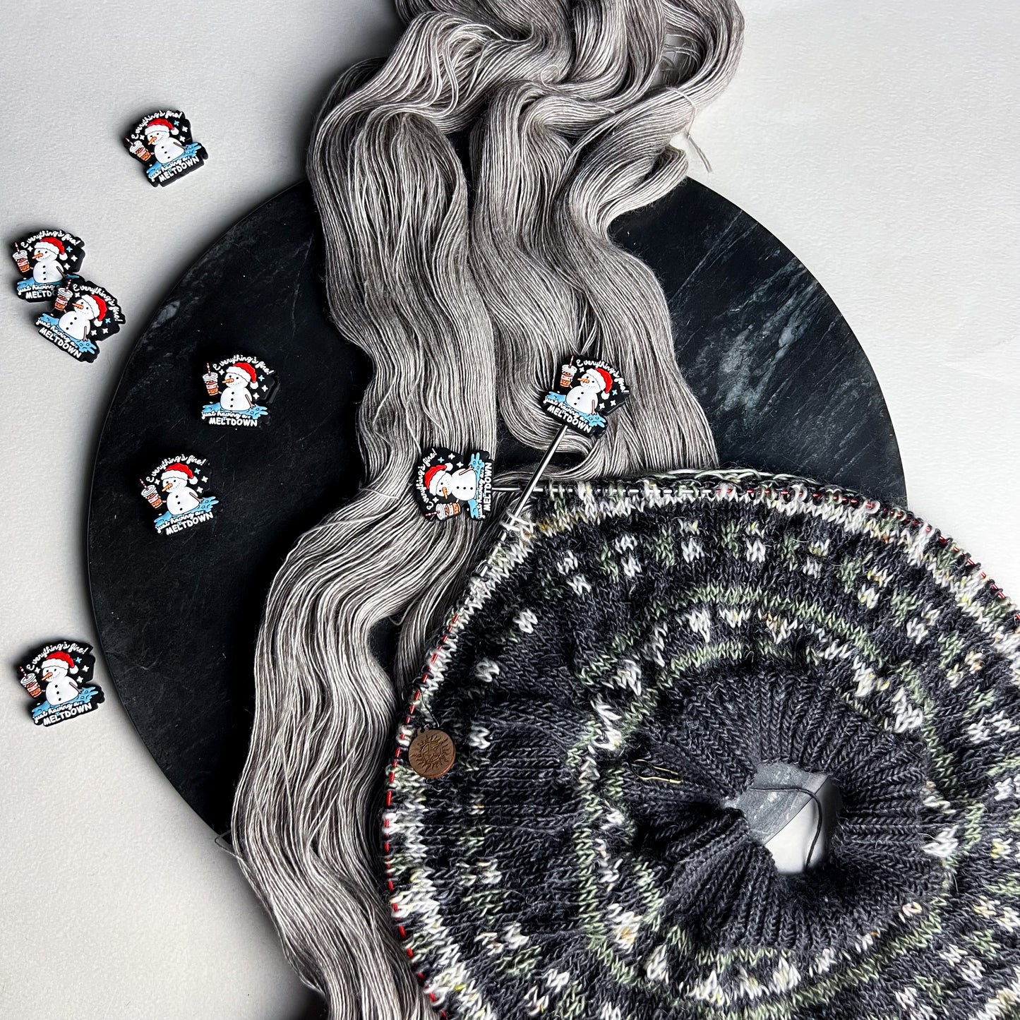 Everything's Fine, Just Having a Meltdown Needle Stoppers