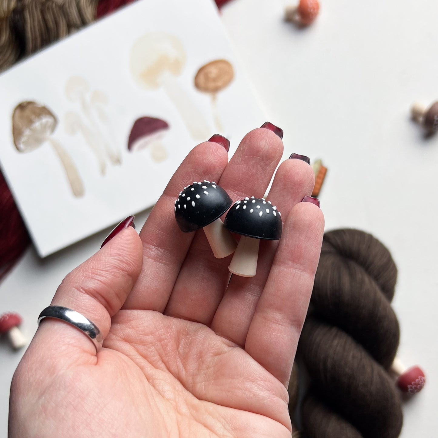 Mushroom Needle Stoppers