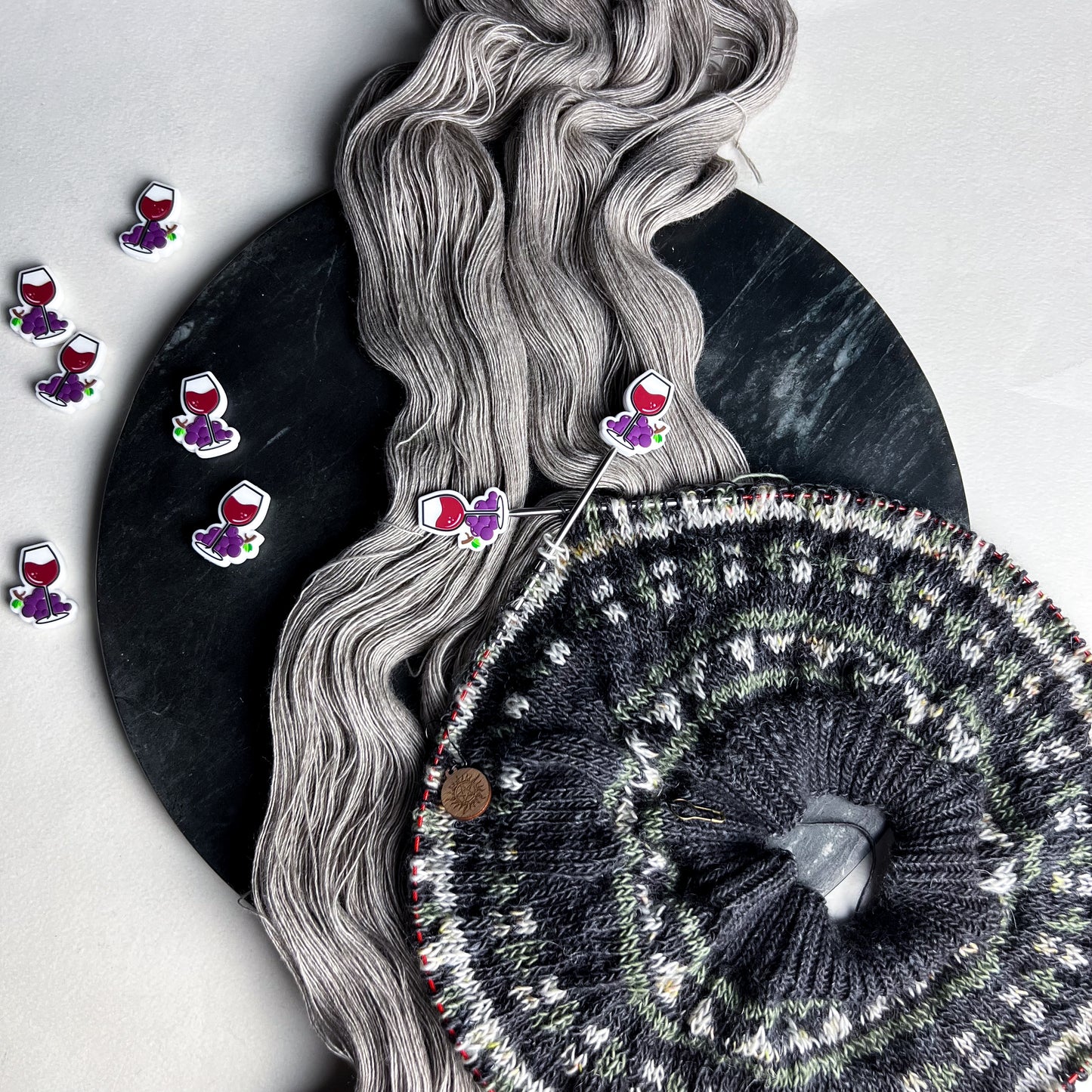 Red Wine Needle Stoppers