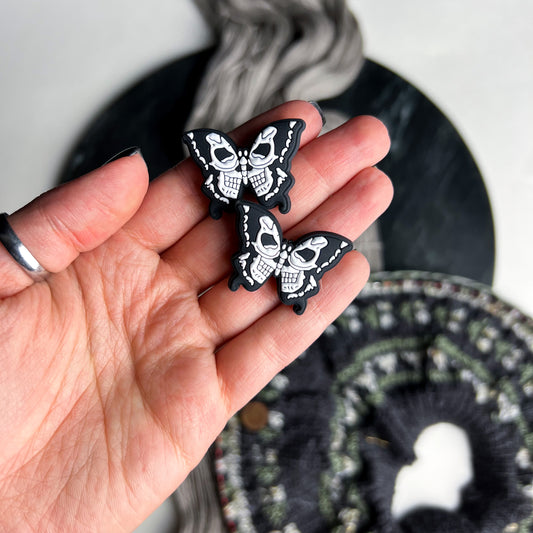 Butterfly Skull Needle Stoppers