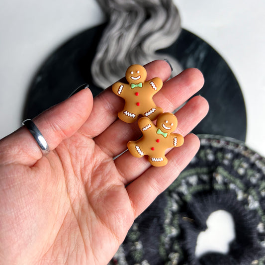 Gingerbread Men Needle Stoppers