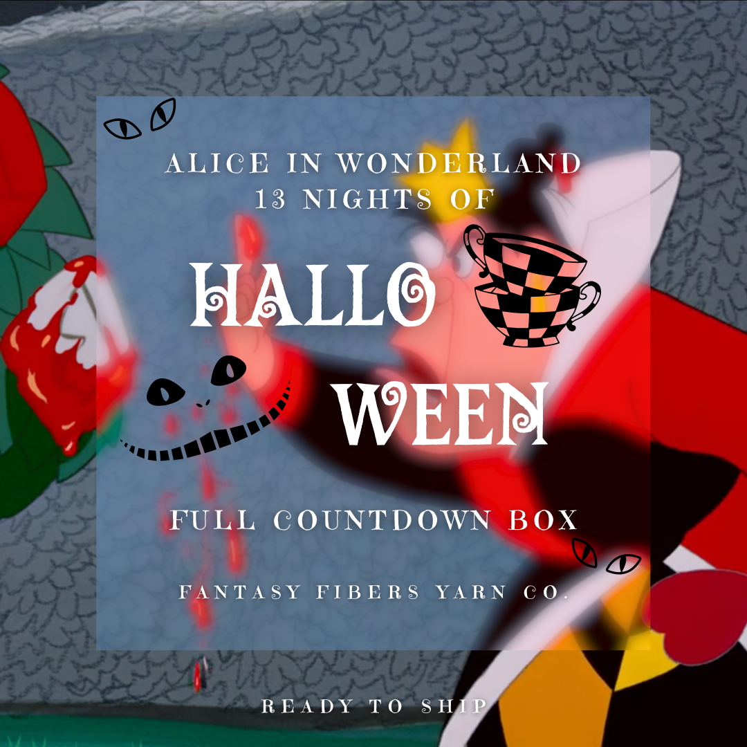 Alice in Wonderland 13 Nights of Halloween Countdown Box - FULL BOX
