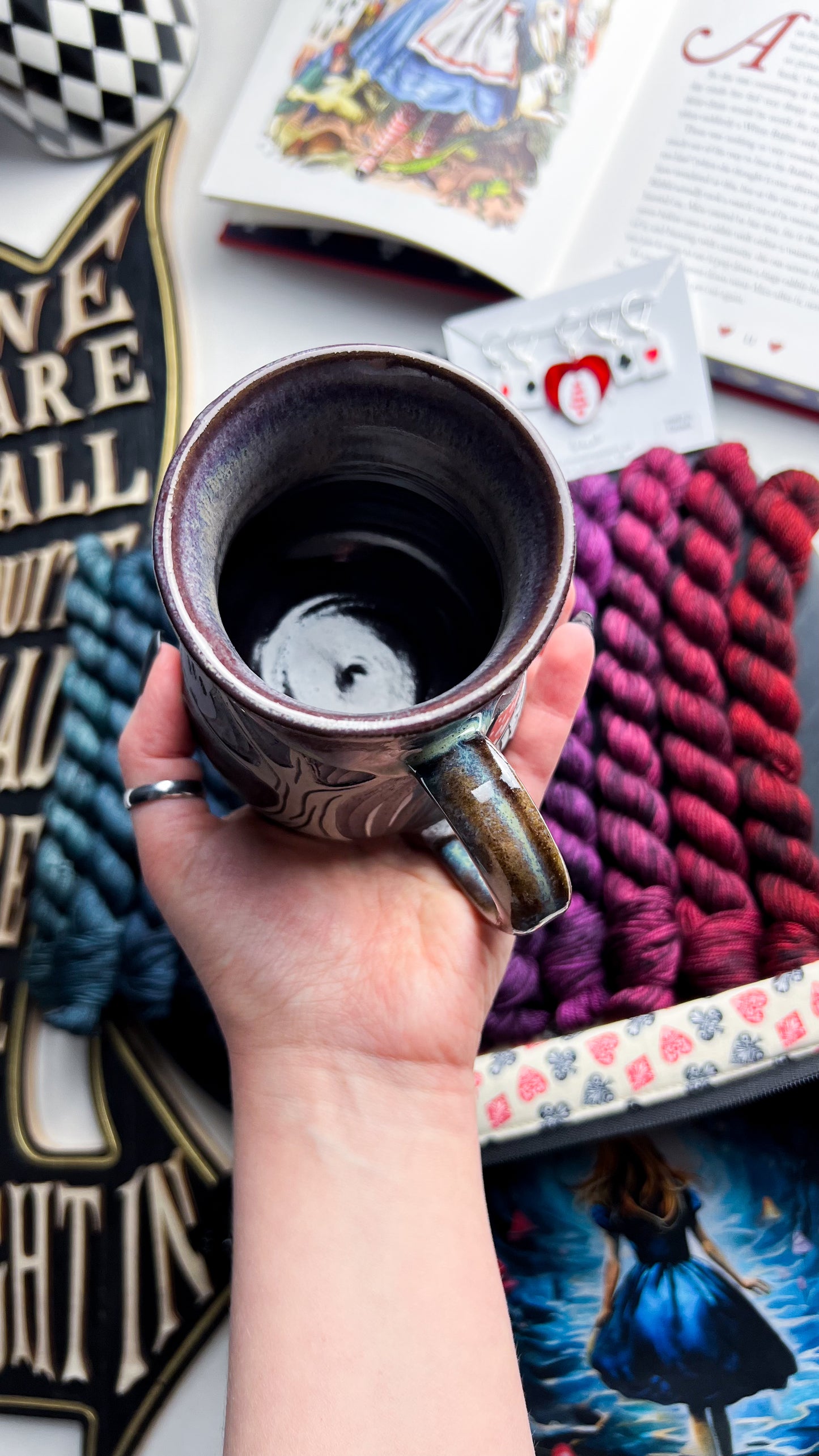 Alice in Wonderland 13 Nights of Halloween - Mug by Evergreen Ceramics