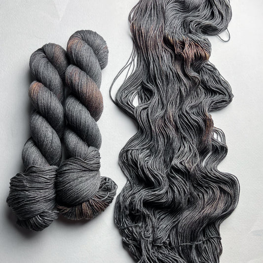The Black Gate on Opposites Attract (Merino Cotton) Fingering