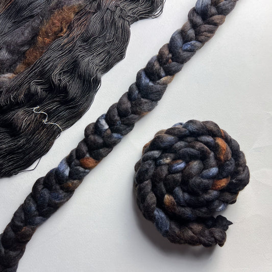 The Black Gate on Polwarth/Yak/Mulberry Silk Top