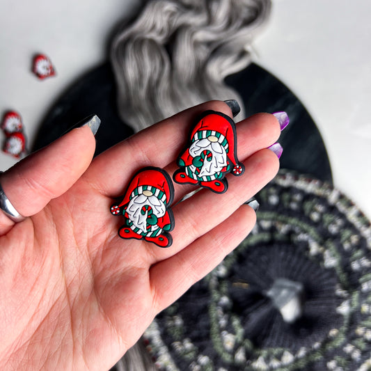 Candy Cane Gnome Needle Stoppers
