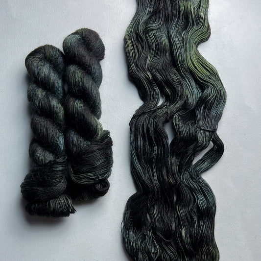 Fangorn Forest on Arranged Marriage (Merino Mohair) Fingering