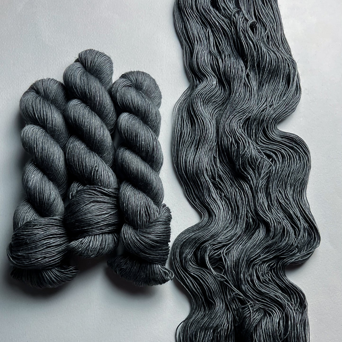 Gandalf the Grey on One Bed (Merino Linen) Fingering