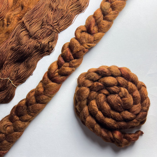 Gimli on Polwarth/Yak/Mulberry Silk Top