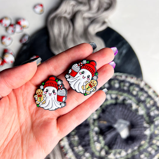 Gingerbread Ghosty Needle Stoppers