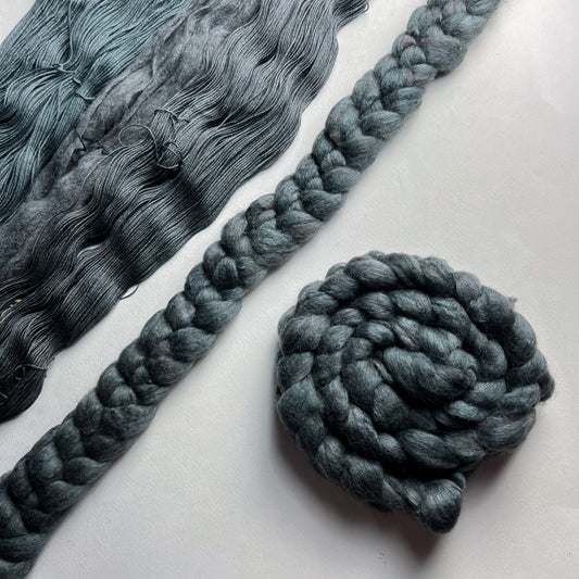 Helm's Deep on Polwarth/Yak/Mulberry Silk Top