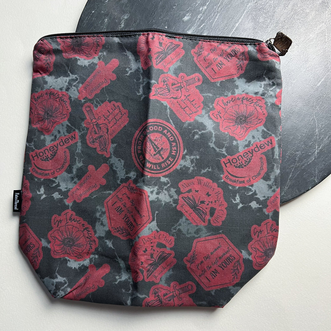 Feeling Stabby Project Bag by Fates Thread