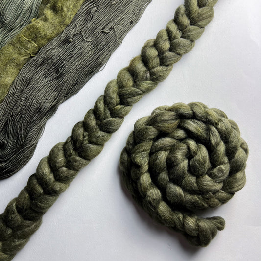 If I Take One More Step on Polwarth/Yak/Mulberry Silk Top