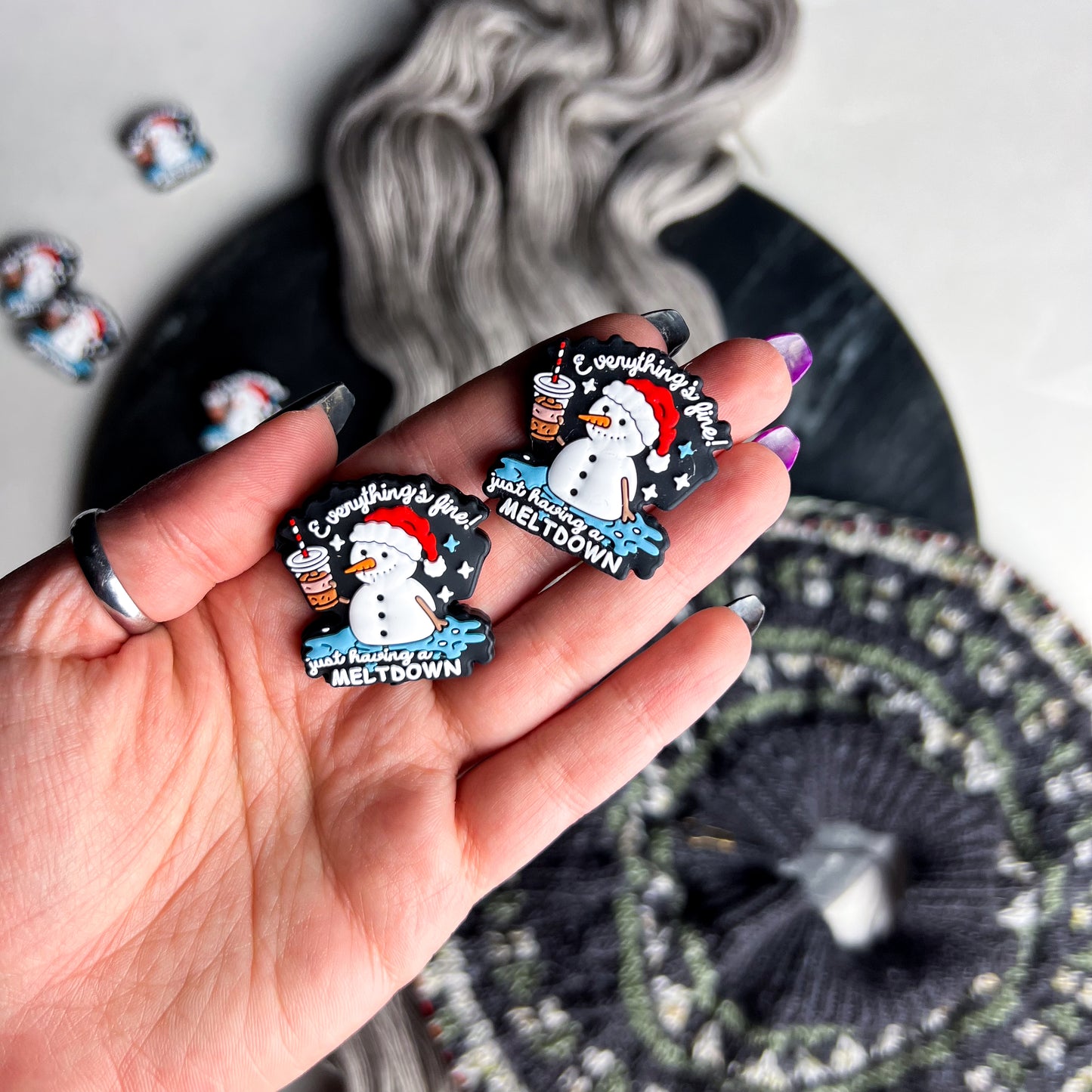 Everything's Fine, Just Having a Meltdown Needle Stoppers