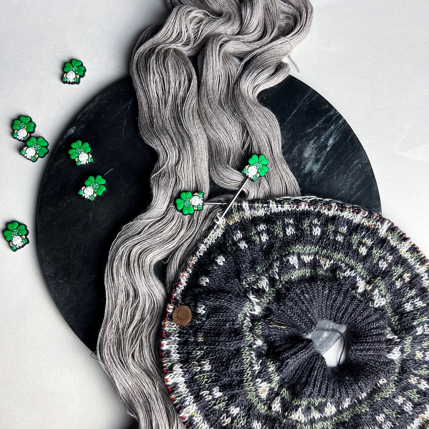 Lucky Gnome Needle Stoppers