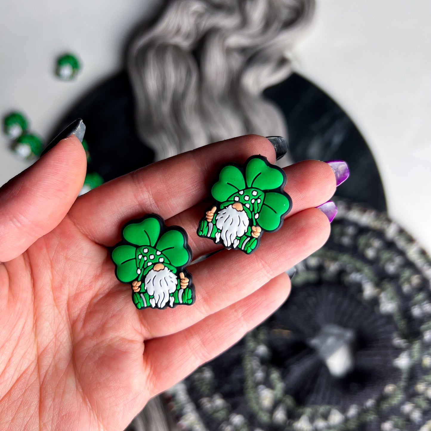 Lucky Gnome Needle Stoppers