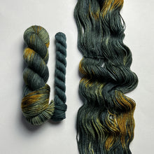 Load image into Gallery viewer, Moon Dancing &amp; Waning Crescent DK Sock Set on Enemies to Lovers (85/15) DK
