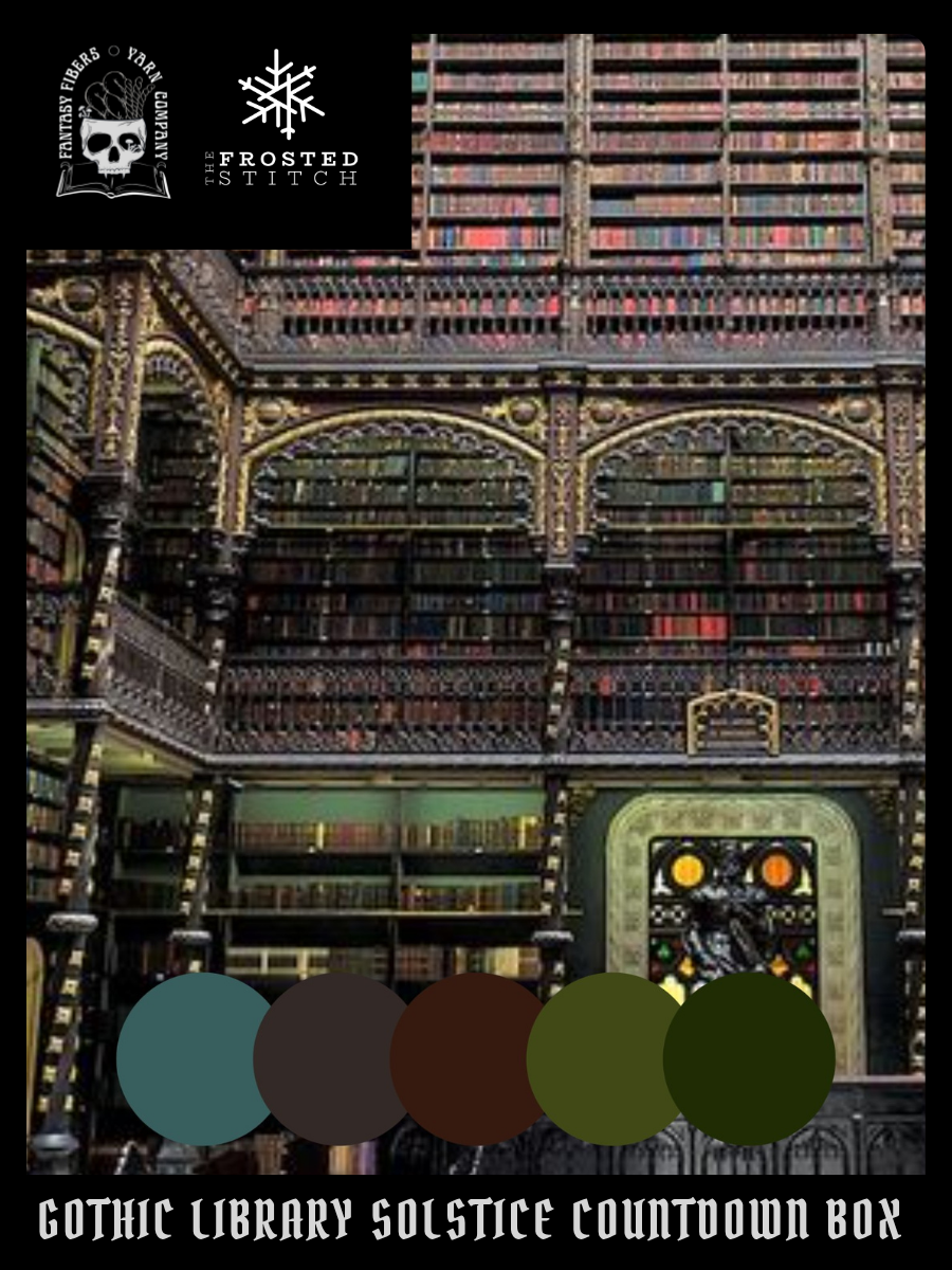Gothic Library Winter Solstice Countdown Box - PRE-ORDER