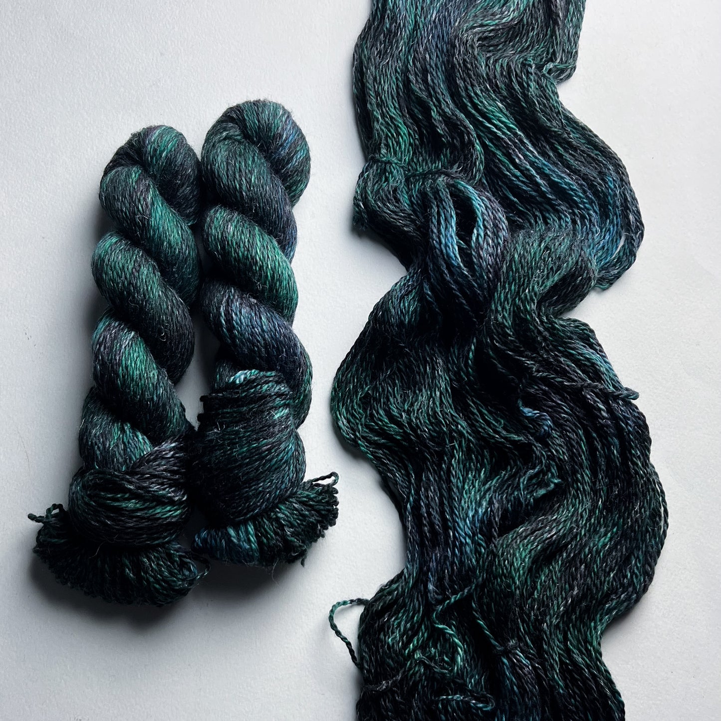 Scarabs! on One Bed (Merino Linen) Worsted