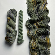 Load image into Gallery viewer, Smudge Stick &amp; White Sage DK Sock Set on Enemies to Lovers (85/15) DK
